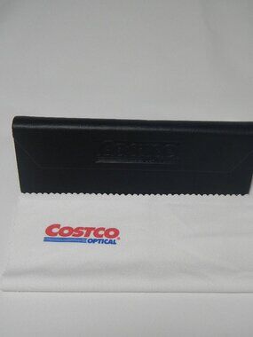 Costco Folding Glasses Case Hardshell Sunglass Case protection microfiber cloth